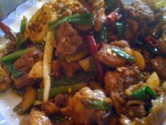 木瓜炒鸡-苍洱春饭店