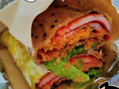双蛋大大大里脊蛋饼-虎伢Fuuya!咖啡煎饼(陆家嘴波特营店)