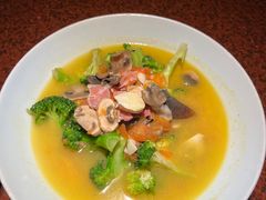 上汤西兰花-绿茶餐厅(华联万柳店)