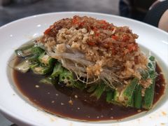 蒜蓉蒸秋葵-北京老铺烤鸭(高新店)