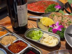 -明洞阿姨·韩式酱蟹烤肉·创意料理(三元桥店)