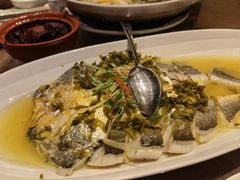 雪菜蒸大黄鱼-香园茶社·金陵小灶(老门东店)