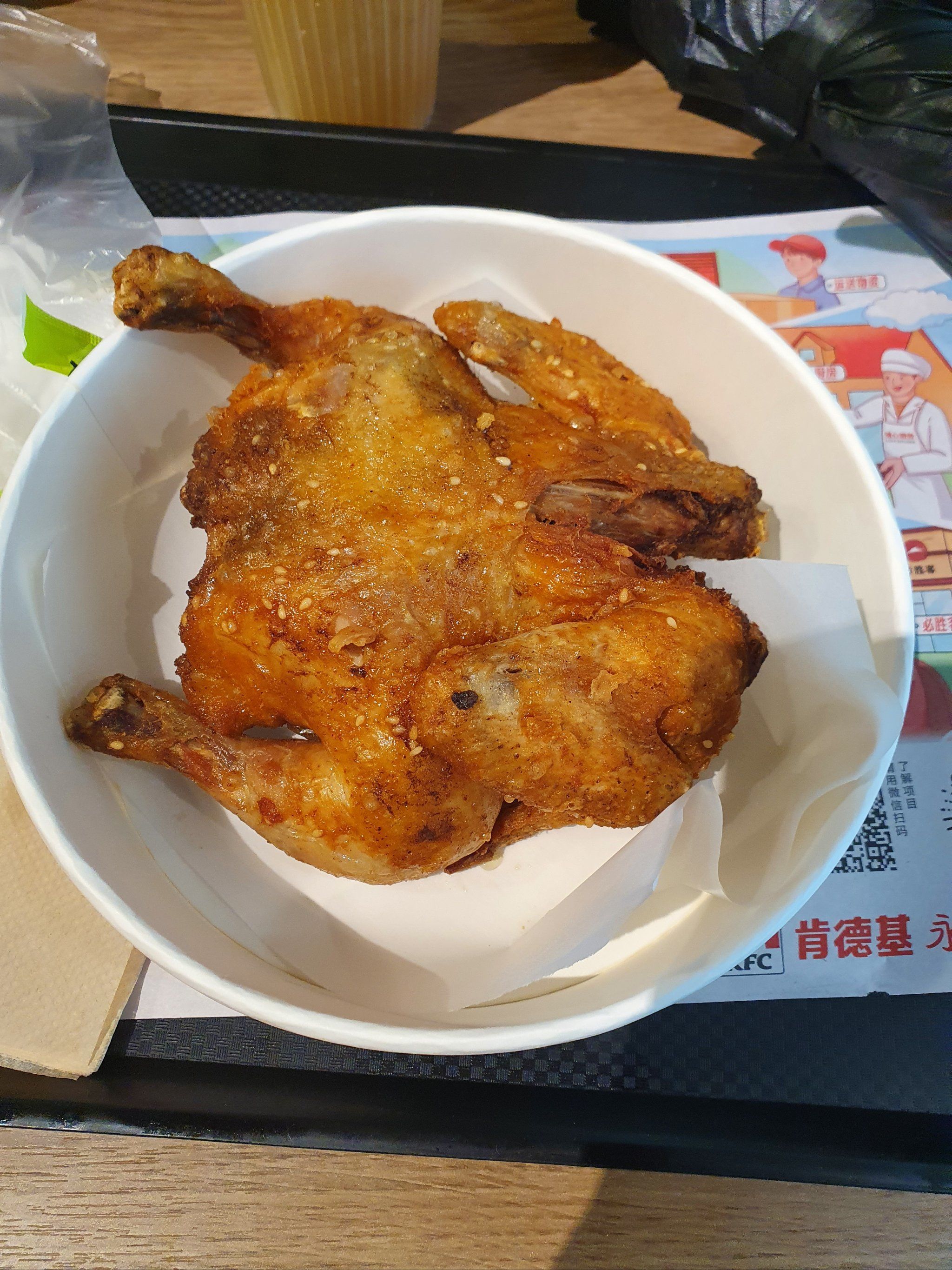 整只小烧春鸡味道不错的