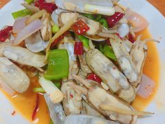 葱油蛏子-温州一家人美食(西木头市店)