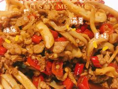 鱿鱼炒肉丝-天下客饭店(中山路店)