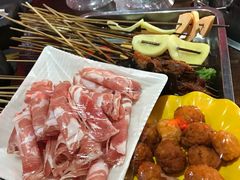腌制牛肉类&nbsp;鸡肉-乐山串串香老火锅(鼓楼店)