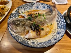 冬菜榄角蒸鲈鱼-新澳港式茶餐厅(余姚路店)