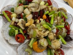 葱爆威海扇贝-郭姐·威海渔村(黄兴路店)