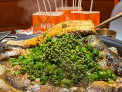-探鱼·鲜青椒爽麻烤鱼(银泰城店)