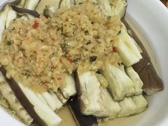 鲜椒蒜香茄子-弓虽昌焖烧鸡(大竹林店)