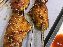 特色烤翅-宝记烧烤·碳锅羊肉·羊蝎子火锅·夜食社(文体路创始店)