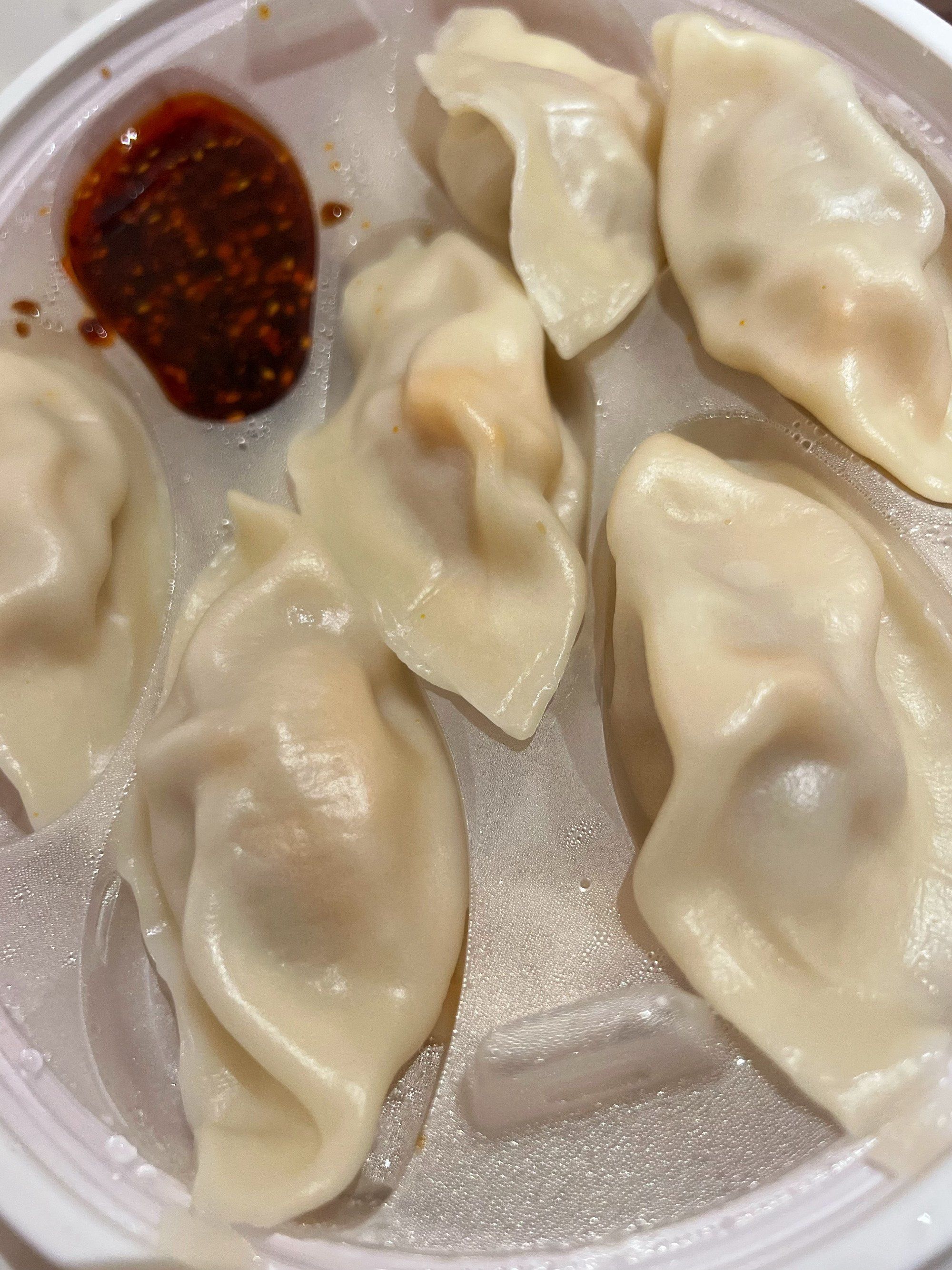 烟台的饺子也不错,我连叫了三顿喜家德虾仁水饺