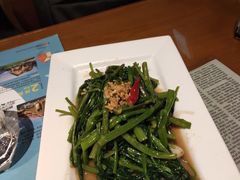 秘制虾酱炒空心菜-帕蓝·暹罗料理(曲阳店)