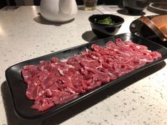 热气羊腱肉-京韵胡同·酱香羊蝎子火锅涮肉(长寿路店)