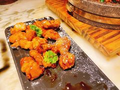 雪花糖醋里脊-绿茶餐厅(乐峰广场店)