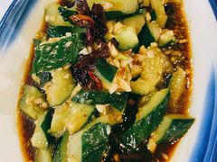 凉拌黄瓜-早酒肖汉老味拌面