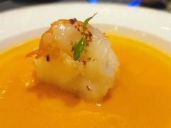 龙虾汤蛋底蒸九节虾-三利音·东方司宴(外滩店)