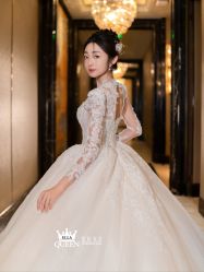 点击看大图 -艾拉·女王婚纱礼服馆
