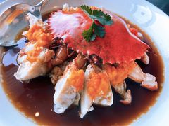 花雕肉碎蒸膏蟹-广州柏悦酒店·悦景轩·粤菜餐厅