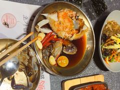-草家酱蟹炭火烤肉店(珲春南路二店)