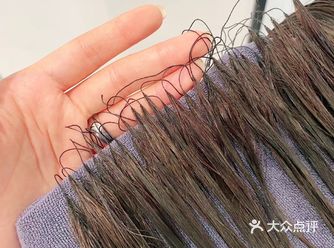 艺凡店长最舒适的羽毛接发超显白染发