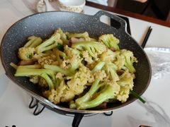 干锅有机花菜-壹只菜·崇明本地特色菜(崇明南门店)