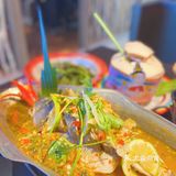 泰料里居然还有榴莲芝士瀑布披萨