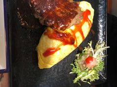 黑椒汁牛仔骨蛋包饭-阿飛冰室(下沙店)