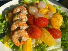 鲜橙老虎虾沙拉-Lets burger非常汉堡·环球风味(蓝色港湾店)