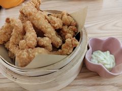 小酥肉配蛋黄山葵酱-福米小馆