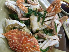 姜葱炒蟹-贞姨美食·老字号海鲜大排档