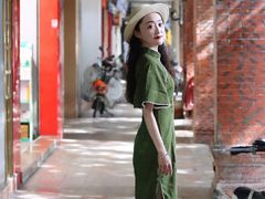 -暮晚尘香汉服旗袍