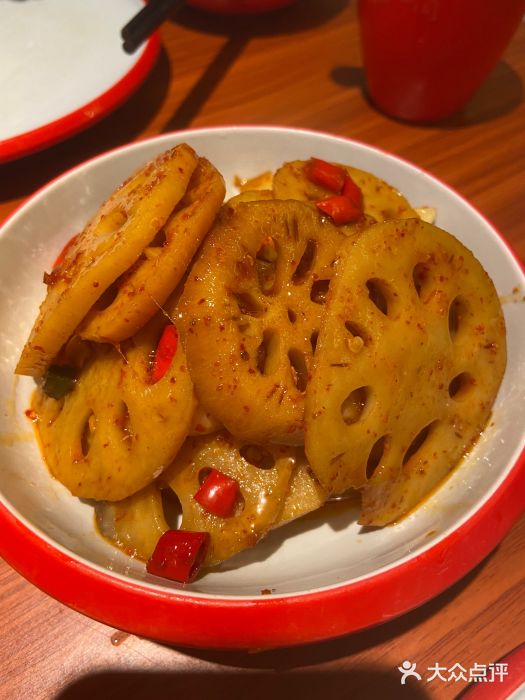 老闵田螺馆·南昌特色(总店)校门口麻辣藕片图片