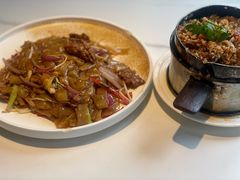 干炒牛河-粤香村(清真川菜店)