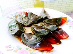 翡翠皮蛋-丫丫蟹庄·苏式园林农家乐·阳澄湖大闸蟹(阳澄湖莲花岛店)