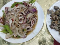 爆炒鱿鱼-大丰收海鲜酒楼·专业餐饮30年(连云港老字号店)