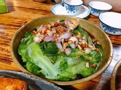 红葱头淋生菜-桃姐农庄老字号(从化温泉店)