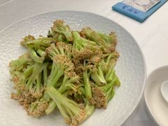 虾酱炒有机花菜-品海楼·大连海胆锅贴馆(东港店)
