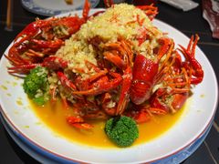 蒜泥小龙虾（大虾）-京悦南门涮羊肉·羊蝎子火锅(田林路店)