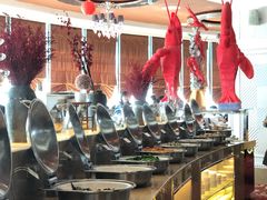 自助取餐区-荣誉国际酒店-云顶旋转餐厅