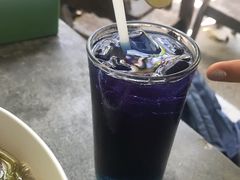 -蝶豆花蓝面条