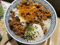 温泉蛋板烧牛肉粒套餐-吉野家(学院路店)