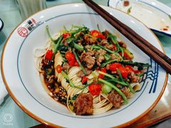 香菜卤牛肉干拌面-刘氏三和面馆