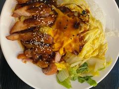 芝士滑蛋鸡扒饭-港爺茶檔·茶餐厅(东晓南路店)