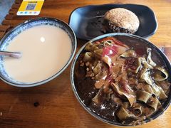 豆浆-義聚德·清真铜锅涮羊肉·烧烤(河东店)