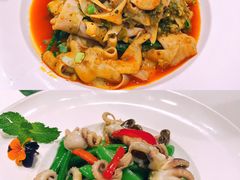 脆蜜豆拌八爪鱼-小河盐帮·私家菜·烤鸭(三元桥·霄云路店)