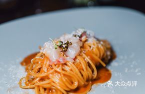 Caviar Red Shrimp Pasta