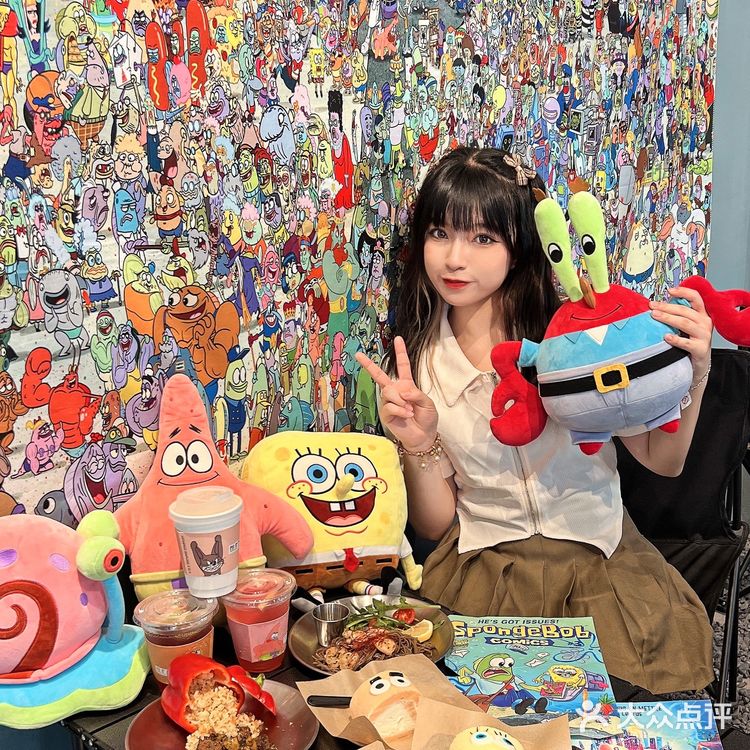 广州📍海绵宝宝主题咖啡店🧽也太可爱了叭‼