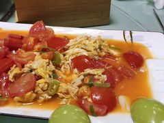 西红柿炒鸡蛋-马白开来特色羊排揪片子  (总店)