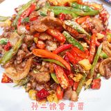 比脸盘还大的辣子鸡[强]霸榜江沪川菜榜